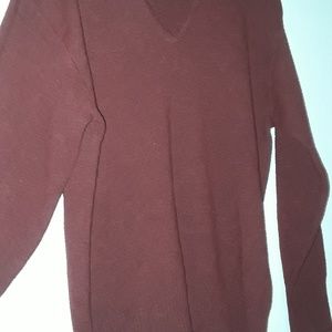 Vintage Rust Red Boy's Wool Sweater